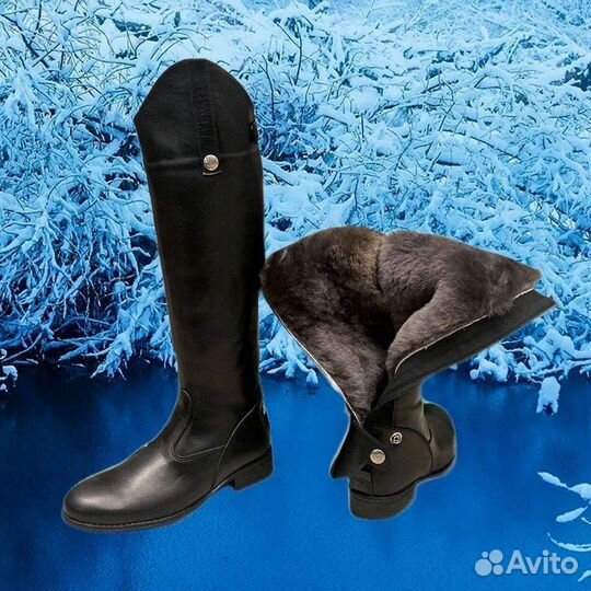 Сапоги для верховой езды зимние