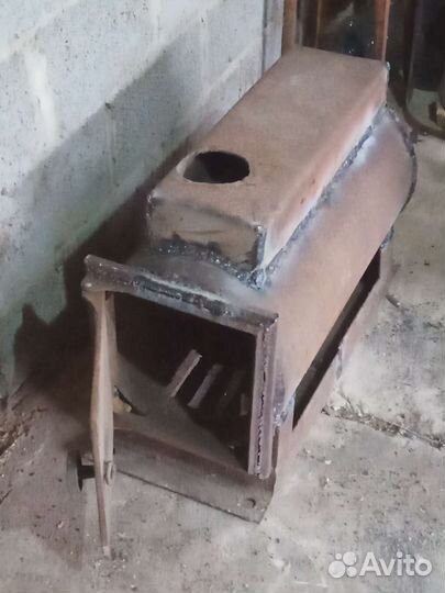 Печь для бани из трубы