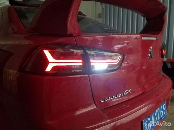 Lancer X Тюнинг Стоп сигналы стиль Audi O3MY3