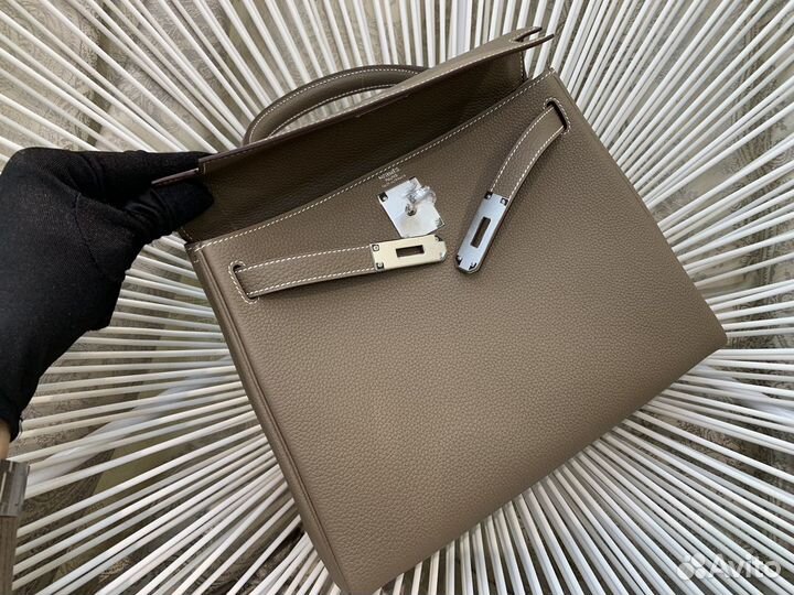 Сумка Hermes Kelly 28 etoupe