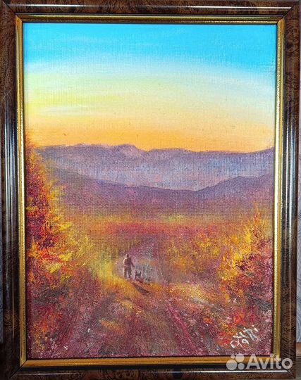 Картина для влюбленных в горы 