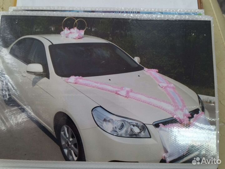 Кольца на машину свадебные