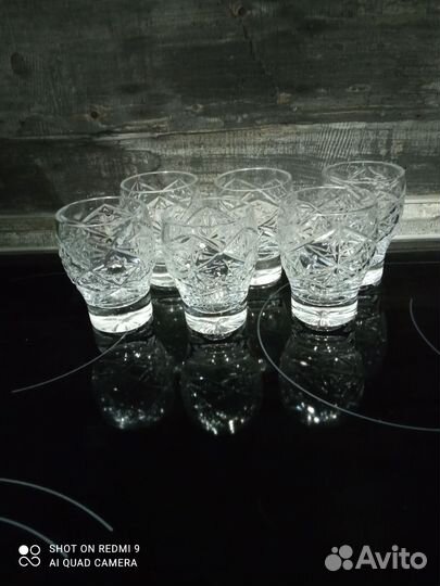 Хрустальные рюмки СССР