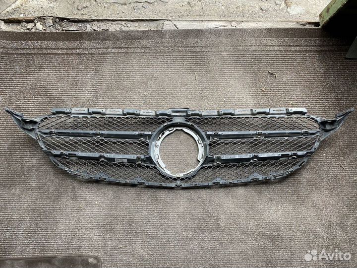 Решетка радиатора mercedes w205 рестайлинг