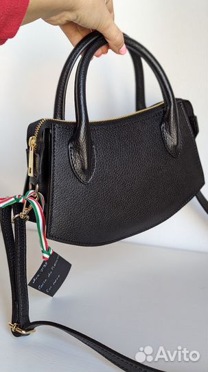 Сумка кроссбоди borsa in pelle новая