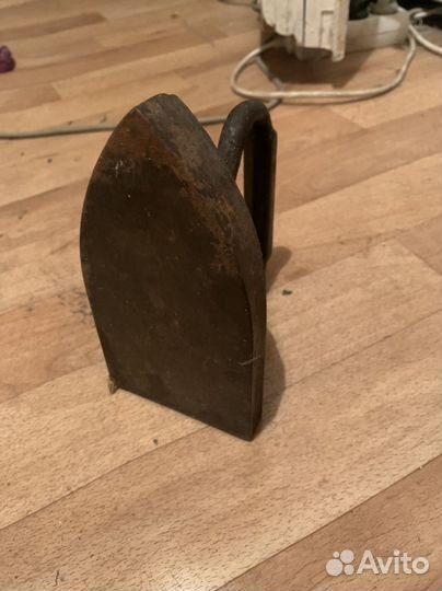 Старый утюг СССР чугун