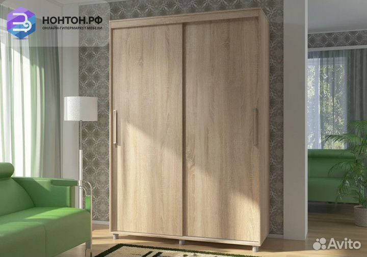 Шкаф-купе Комфорт-12 Прайм дуб сонома светлый