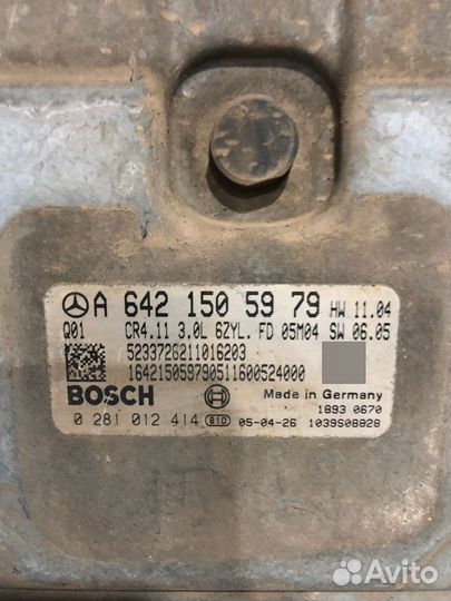 Эбу Двигателя Mercedes A6421505979