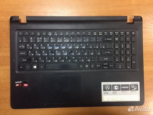 Топкейс с клавиатурой для acer ES1-523