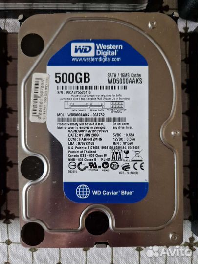 Жесткие диски HDD и SSD nvme