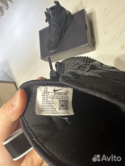 Кроссовки nike lunar force 1 duckboot оригинал