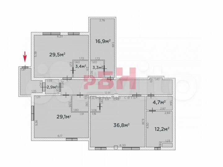 Офис с арендатором 175м2, Тюмень