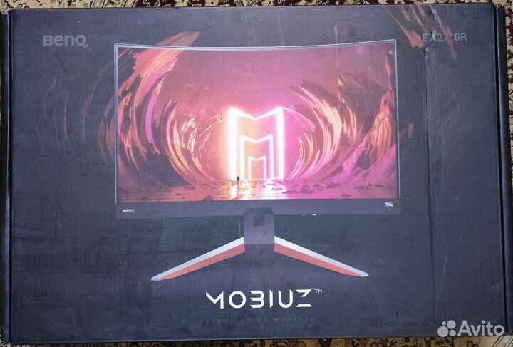 Изогнутый BenQ mobiuz EX2710R 1мс 165 Гц запечатан