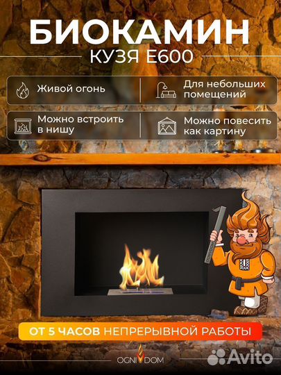 Биокамин настенный