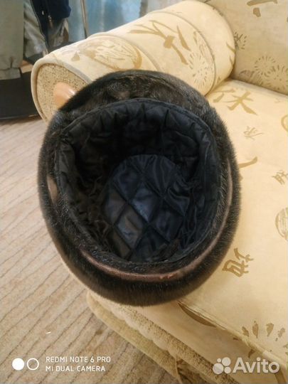 Мужская шапка норковая