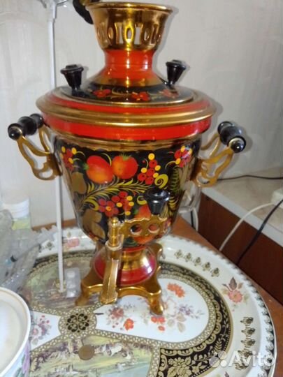Самовар электрический расписной