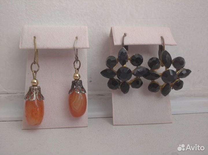 Серьги, кольца, подвески, запонки СССР