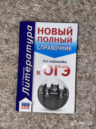 Подготовка к огэ литература