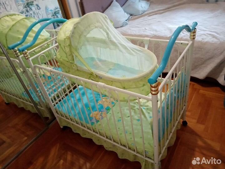 Детская кровать трансформер металл