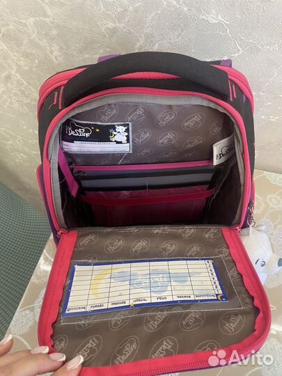 Ранец для первоклассника Delune 11-027 для девочки