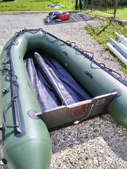 Надувная лодка с мотором Yamaha 20