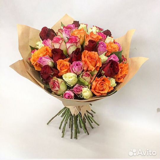 Букет из 51 розы Гамбия 50 см Премиум