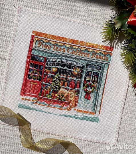 Картина вышитая крестом ручная работа