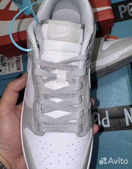 Оригинал Nike Dunk low fog grey