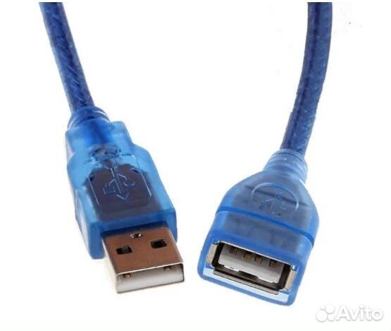 Кабель USB 2.0 - 10 метров, провод-удлинитель