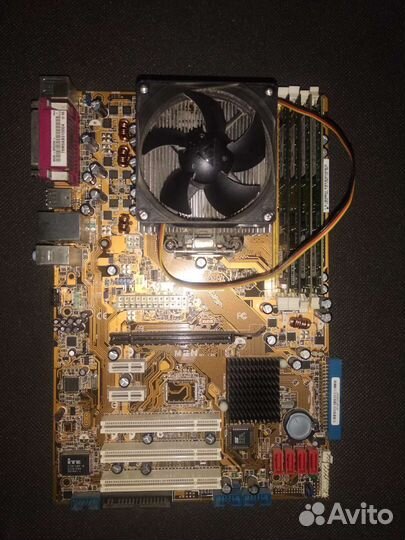 Матплата Asus m2n с проц AMD dual core5600+ddr2