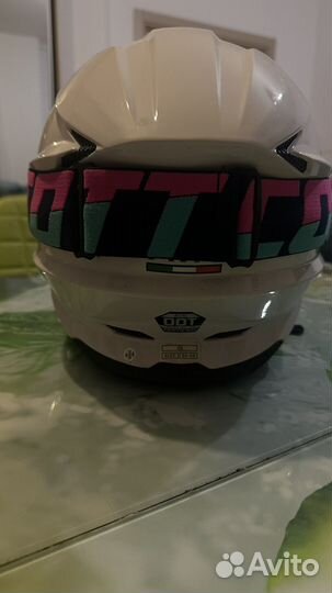 Мотошлем с очками