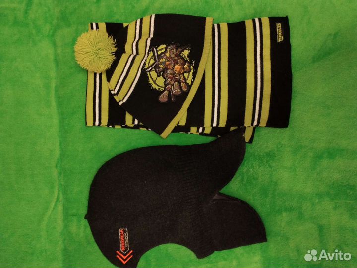 Шапка шлем для мальчика