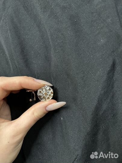 Серьги серебро