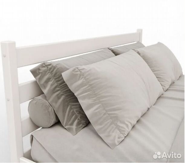 Кровать двуспальная из массива березы