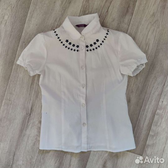 Блузка школьная 128-134 см