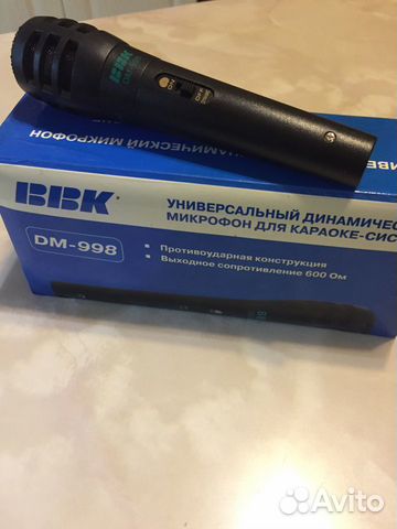 Микрофон для караоке- систем BBK DM-998 объявление продам