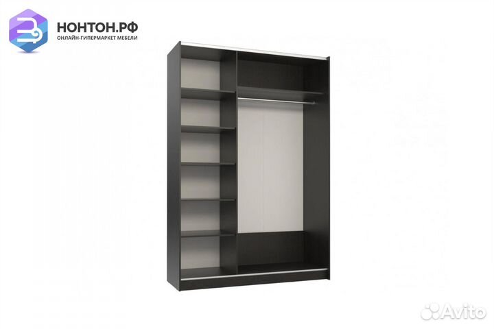 Шкаф-купе Марвин дуб феррара / белый глянец / дуб