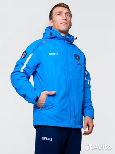 Куртка Russia на флисе