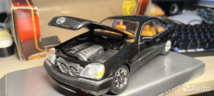 Модель Mercedes w140 S600 1:18