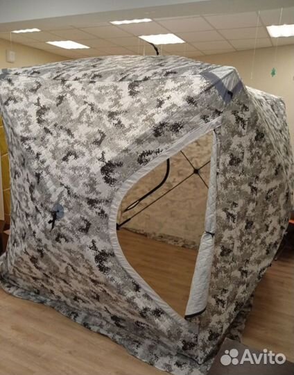 Зимняя палатка cube трехслойная 220*220*230