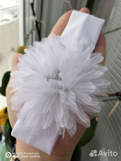 Повязка на голову, украшение на пучок, ободок для