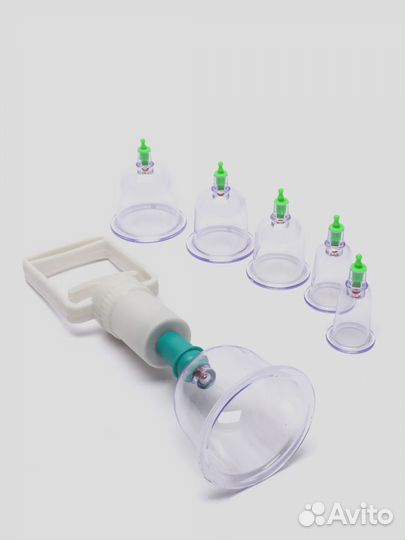 Банки массажные вакуумные 6шт