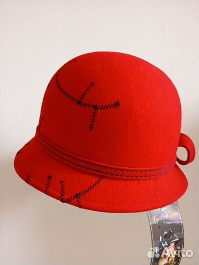 Шляпка фетровая женская