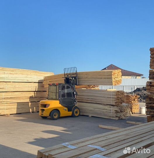 Доска обрезная из хвои (сосна/ель) 40x100x6000 ту