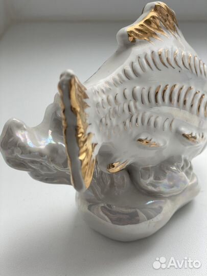 Фарфоровая статуэтка Карп дфз