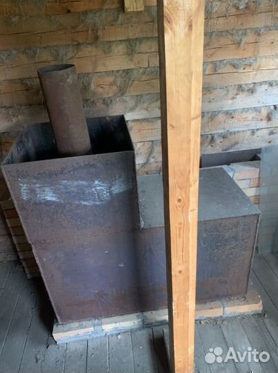 Печь металлическая для бани или дома