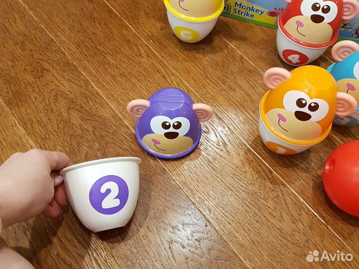 Боулинг chicco Monkey Strike