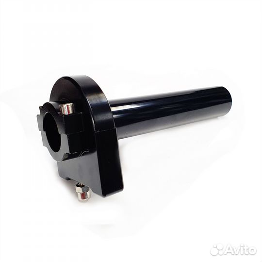 Ручка газа короткоходная черная