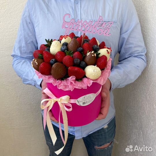 Съедобные букеты для женщин