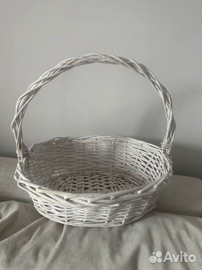 Корзина плетеная большая для подарков